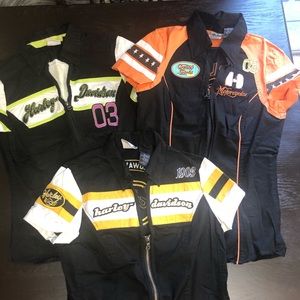 3 Women’s Harley front zip tops bundle. Good condition.